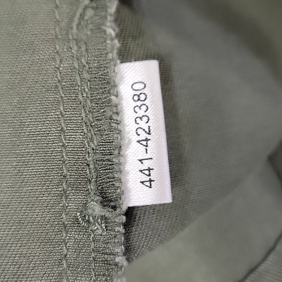 LOFT Outlet Womens Green Utility/ Cargo Hooded Jacket 100% Cotton Size M - Picture 10 of 12